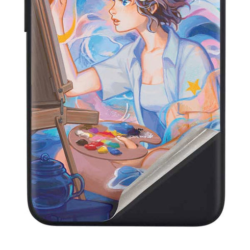 Rainbow Anime Artist Painter by Ivy Dolamore Google Pixel 4a Skin